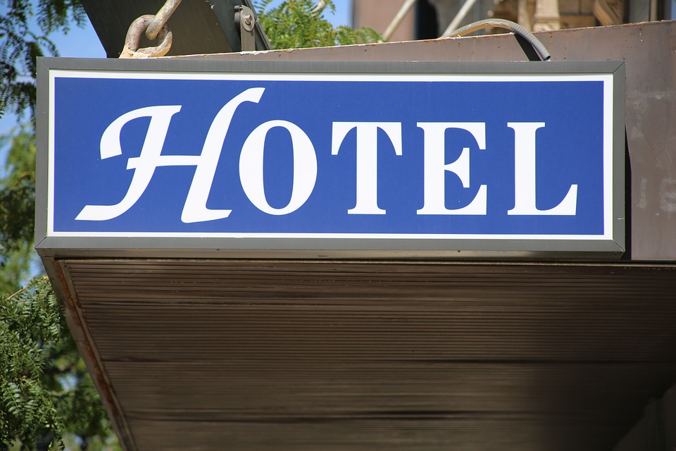 hotel sign